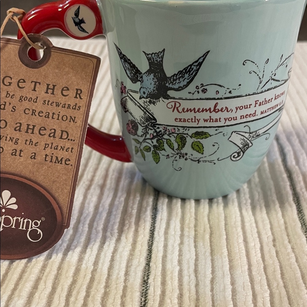 Blue and Red Inspirational Mug